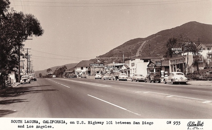 Picture of South Laguna, California, on U.S. Highway 101 between San Diego